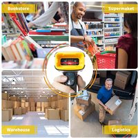 Lecteur de codes-barres 2D sans fil K2 avec support, lecteur de codes QR, PDF417 pour paiement mobile
