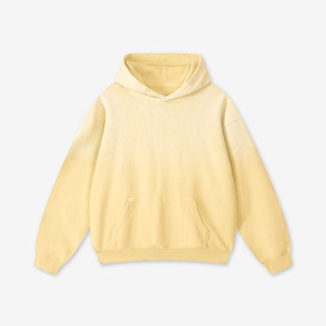 Sweat à capuche épais et surdimensionné en coton vierge sans cordon, unisexe, personnalisable avec logo, grandes tailles, vente en gros, sweats à capuche pour hommes grandes tailles - Product Image 3