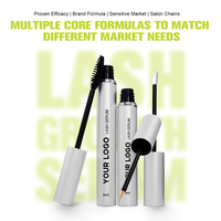 Kits de Sérum de Croissance des Cils pour des Cils Plus Épais et Plus Longs, Sérum de Croissance Sans Huile, Sérum Post-Soin et Rehaussement de Cils