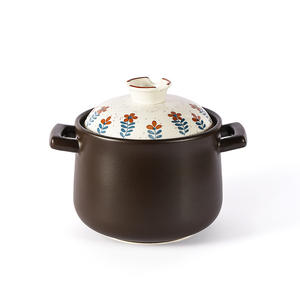 Pot de sable en céramique écologique résistant aux hautes températures pour cuisinière à gaz et à induction Pot à soupe compatible pour la cuisson - Product Image 2