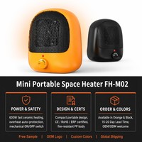 Mini-chauffage de bureau portable compact 600W pour petits espaces, bureau, chambre, avec protection contre la surchauffe, ignifuge, CE ROHS ERP