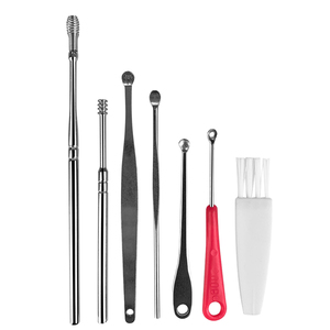Kit <span class=keywords><strong>de</strong></span> 7 Piezas para Limpieza <span class=keywords><strong>de</strong></span> Oídos, Herramienta Espiral para Remover <span class=keywords><strong>Cera</strong></span> con Cepillo <span class=keywords><strong>de</strong></span> Limpieza - Product Image 3