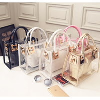 2025 Sac à Bandoulière Transparent en Gelée Tendance pour Plage, Vente Chaude, Grand, de Bonne Qualité, Personnalisable avec Logo, Sacs à Main pour Femmes d'Été