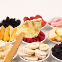 100% Natuurlijk Zuiver Gedroogd Vriesgedroogd Fruit Nieuwe Oogst Framboos Mango Aardbei Ananas Perzik Mango Banaan Gedroogd Fruit Gemengd