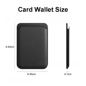 Etuis de portefeuille de téléphone magnétique Etui magnétique en cuir PU Porte-cartes Portefeuille pour iPhone 17 16 15 14 et Etui de téléphone magnétique - Product Image 5