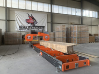 Scierie électrique RIMA 7,5 kW robuste, scierie portable avec coupe automatique pour la transformation professionnelle du bois
