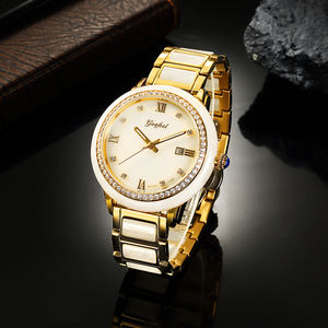 High Quality Luxury <b>Mechanical</b> Couple <b>Watches</b> Noble Design Natural White Jade Automatic <b>Watch</b> - Product Image 4