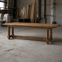 Table à manger rectangulaire extensible Valencia, table extensible de luxe en noyer pour villa, hôtel, restaurant, vente en gros sur mesure