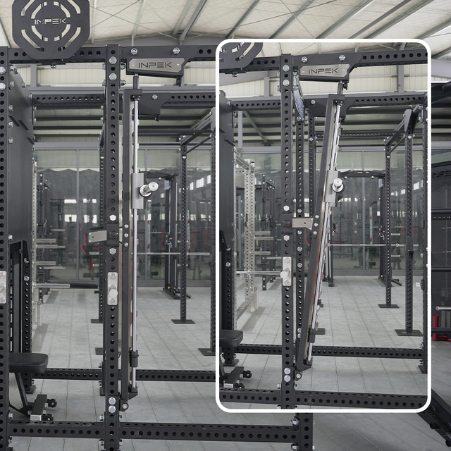 INPEK Multifunctional Smith Machine Functional Trainer Gym Rack for Home Exercise Equipment