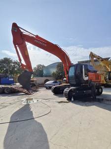 Excavatrice hydraulique Hitachi ZX270 d'occasion de haute qualité, bon état, prix bas, moteur principal, moteur, PLC, pompe à engrenages, roulement, 27 tonnes, en vente - Product Image 2