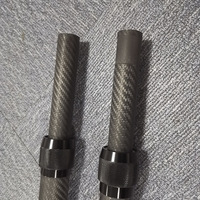 Perche télescopique en fibre de carbone 6m 8m 10m Lance extensible pour nettoyeur haute pression 100% matériau en fibre de carbone