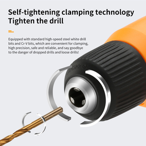 Set di 20 Pezzi: <span class=keywords><strong>Trapano</strong></span> <span class=keywords><strong>Avvitatore</strong></span> a Impatto/<span class=keywords><strong>Trapano</strong></span> Elettrico Ricaricabile Multifunzione con Batteria 8V - Product Image 5