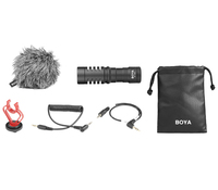 Microphone cravate sans fil BY-MM1 - Réduction du bruit pour le streaming en direct sur Facebook et l'utilisation en studio d'enregistrement