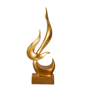 Decoración del hogar estilo europeo llama pájaro modelo resina figura escultura escritorio estudio Oficina muebles decoración regalo resina artesanía - Product Image 2