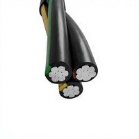 Cable Aislado Sobrepostado Comercial de Aluminio Dúplex/Triplex de Alta Eficiencia con Certificación UL e ISO9001