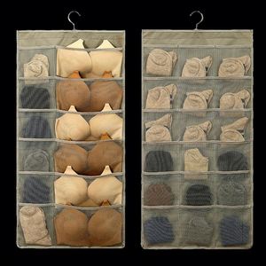 Modern Overdoor Foldable Fabric Hanging Organizer with Metal Hook for Magazine and Toy Storage - Product Image 2