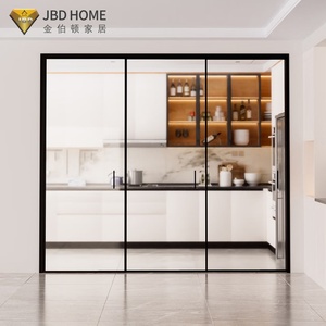<span class=keywords><strong>Porte</strong></span> coulissante en aluminium <span class=keywords><strong>pour</strong></span> balcon avec joint résistant aux intempéries et système de glissement fluide <span class=keywords><strong>pour</strong></span> ouverture de patio résidentiel - Product Image 1