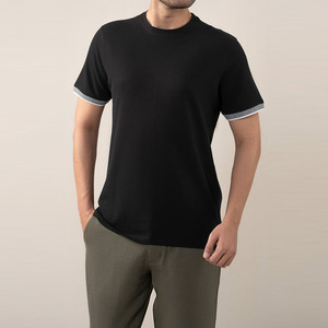 เสื้อยืดผู้ชายดีไซน์ใหม่ล่าสุด พรีเมียม ขนาดและสีตามสั่ง ขายดี ทรงปกติ คอกลม ระบายอากาศได้ดี ผ้าไม่เป็นขุย แห้งเร็ว - Product Image 6