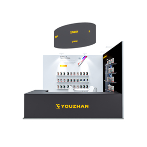 Portatile e pieghevole 10ft Trade Show Booth tessuto di tensione modulare mostre espositore per la pubblicità per matrimoni - Product Image 5