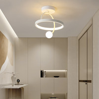 Plafonniers LED Tmall Elf Iron pour couloir, entrée, balcon - Design moderne et épuré, montage en surface, commande vocale intelligente