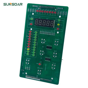 แผงวงจรสีเขียว QLN-602-3ควบคุมอุตสาหกรรม sunsoar พร้อมจอแสดงผล LED และส่วนประกอบรีเลย์ - Product Image 3