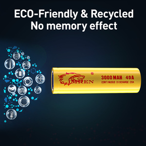 18650 перезаряжаемая литиевая батарея 3,7 В 40А литий-ионная ячейка перезаряжаемая 18650 цилиндрическая 3,7 В литий-ионные батареи 18650 - Product Image 4