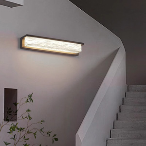 <b>Wall</b> Lamp Marble LED <b>Light</b> 32cm 60cm Natural Stone Minimalist Bedroom <b>Bedside</b> Lighting - Product Image 4