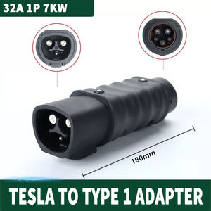 Adaptor Pengisi Daya WUFEN EV Tesla Model Y s X 3 J1772 ke Gbt Adaptor 32A 7kw Tipe 2 ke Tipe 1 Konverter Pengisian Daya untuk Semua Negara - Product Image 6