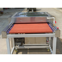 Machine à laver le verre de 1600 mm, petite taille, horizontale, pour le nettoyage et le séchage du verre, avec certification CE