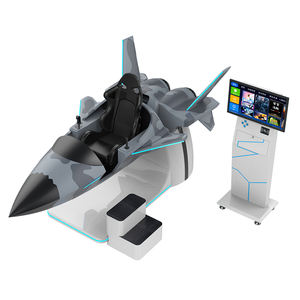 Real Flight Experience 9D VR Park Simulator Indoor Gaming Simulator <span class=keywords><strong>Avión</strong></span> VR <span class=keywords><strong>Juego</strong></span> para niños Material <span class=keywords><strong>de</strong></span> metal para centros comerciales - Product Image 3