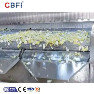 Set bambu sayuran IQF Tunnel Freezer