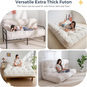 Minimalist Block Style <b>Living</b> <b>Room</b> <b>Sofa</b> With Tufted Design Foam Filling For Small Apartments - Product Image 3