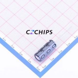 Condensador Electrolítico de Aluminio de Orificio Pasante ECR1CLY102MLL080020, Orificio Pasante, D8xL20mm 1000uF 20% 16V 3.5mm - Product Image 1