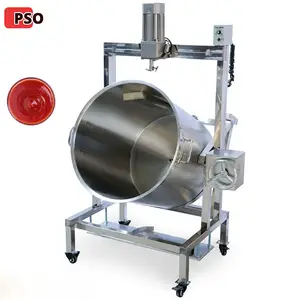 China Factory Commercial Planetary Stirring Cooking Cooker Mixer Gas Sauce Tomato Sauce Mixer Making Machine