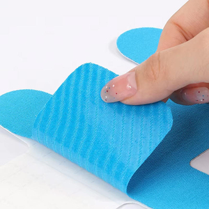 Bande de kinésiologie prédécoupée pour le soutien et la stabilité du talon, soulagement de la douleur au talon, bande athlétique imperméable et respirante, hypoallergénique - Product Image 6