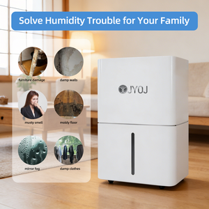 Déshumidificateur Wi-Fi domestique avec humidistat réglable, <span class=keywords><strong>absorbeur</strong></span> d'<span class=keywords><strong>humidité</strong></span> 2L pour assécher l'air ambiant - Product Image 4