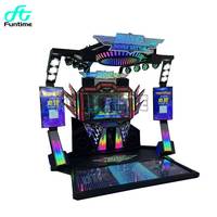 Machine de danse d'arcade de divertissement intérieur Machine de danse commerciale à pièces Centre de jeux Centre commercial Machine de divertissement