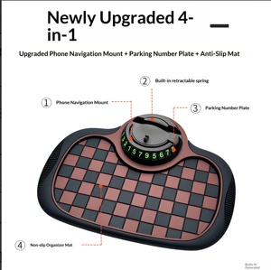 Nuevo Producto: Tapete Antideslizante Multifuncional para el Tablero del Auto con Soporte para Teléfono y Placa de Número de Estacionamiento, Personalizable con Logotipo, para Artículos Promocionales - Product Image 6