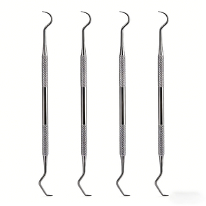 Sonda Odontológica de Aço Inoxidável de Alta Qualidade com Ponta Dupla, Ferramenta de Limpeza Oral, Exame Odontológico - Product Image 5