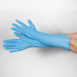 Gants en nitrile Top Clean, 16 pouces de long, sans poudre, non stériles, pour usage domestique, en laboratoire et en R&D - Product Image 2