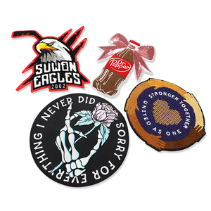 Factory Wholesale Custom Letter Chenille Patch Iron On Hoodie No Minimum Design Heart Chenille Patches - Product Image 5