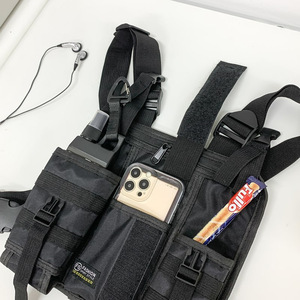 Chaleco Táctico de Nylon de Alta Densidad para Hombre, con Cierre, Múltiples Compartimentos, para Trabajo, Viajes y Actividades al Aire Libre (1 Pieza) - Product Image 1