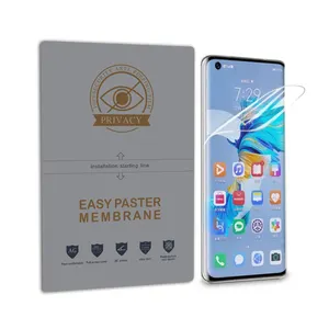 Ultra Thin Matte Anti fingerprint 3D Full Body Cover Clear TPU Protective Film Hydrogel Screen Protector