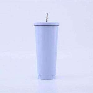 Nouveau design 2024 Gobelets à bec en acier inoxydable de 30 oz avec poignée et pailles à sublimation, vente en gros en vrac - Product Image 4