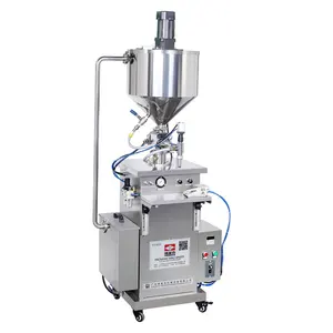 50-500ml filling machines heating and mixing cream filling honey bee wax filling machine