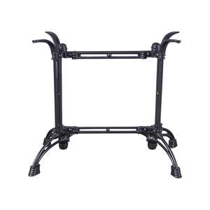 Creative Wrought Iron <b>Table</b> <b>Legs</b> 840mm Conjoined Four-Claw Classic Horseshoe Shape European Style For Tea Restaurant Bar - Product Image 2