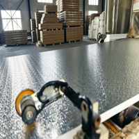 Panneau de conduit d'air isolant en aluminium et phénolique à une face pour la ventilation de la climatisation centrale