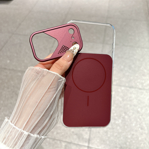 เคสโทรศัพท์มือถือแบบเปลี่ยนเลนส์สีดั้งเดิมสำหรับ iPhone 18 17 16 15 Pro Max  วัสดุ PC แข็งแบบด้าน ฝาหลังแม่เหล็ก - Product Image 4