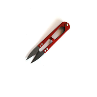 Ciseaux de pêche Palmer en forme de U, mini-ciseaux pour papier et fil, manche en plastique, ciseaux en acier