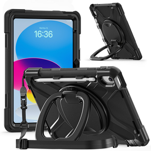 เคสฝาหลังซิลิโคนแบบหมุนได้สำหรับ <span class=keywords><strong>iPad</strong></span> <span class=keywords><strong>Pro</strong></span> <span class=keywords><strong>11</strong></span> M4 A2836 A3357 M5 10th 11TH A16 A3354 Air 4 5 <span class=keywords><strong>11</strong></span> 10.9เคสมีสายคล้องไหล่ - Product Image 2